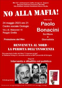 Reggio Emilia - "No alla mafia!" @ Centro Sociale Orologio