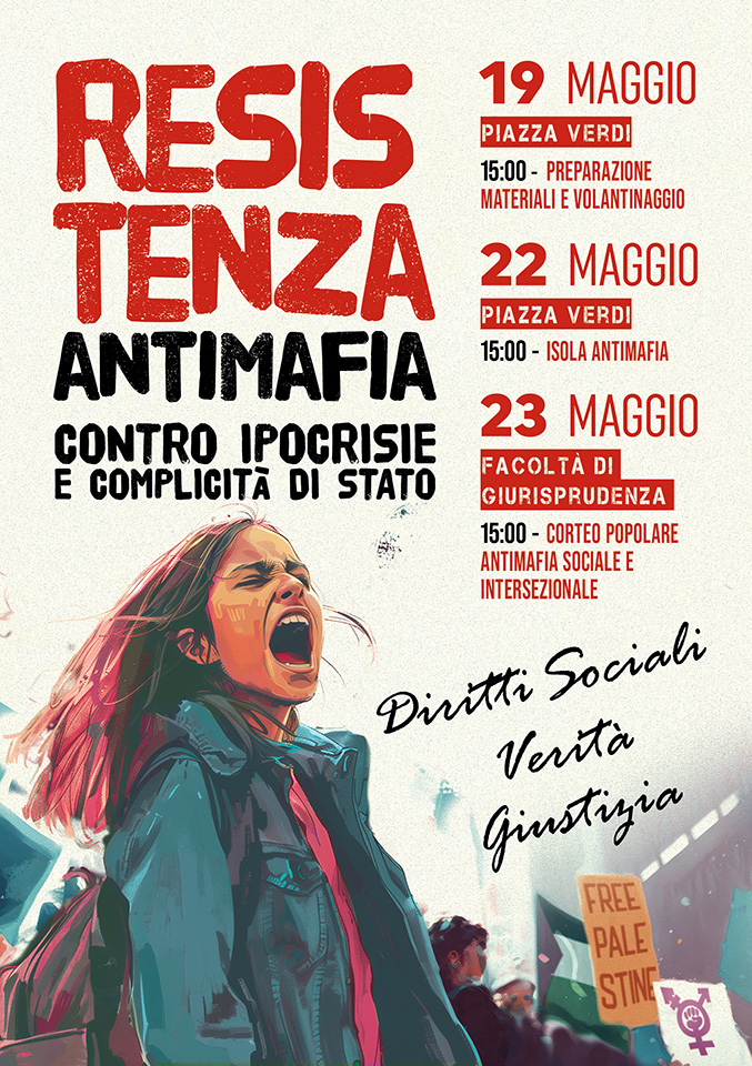 Palermo, 23 Maggio 2024 - Corteo ''RESISTENZA ANTIMAFIA''